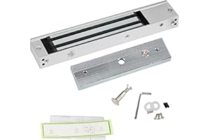 LIBO SMART HOME LIBO Electric Magnetic Lock 280KG/6000lbs Access Control Electronic Metal Door lock DC12V Fail Safe NC Type for Security System Single Door