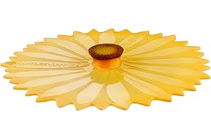 Charles Viancin - Coperchio Girasole in Silicone per Conservare/Cuocere Alimenti - 28cm - Sigilla Ogni Superficie con Bordo Liscio - Senza BPA - Per Forno, Microonde, Freezer, Fornello, Lavastoviglie