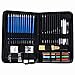 Produktbild tischrockhalter Professional Art Zeichnen und Skizzieren Bleistifte Set Kohlestifte graphit Bleistifte  Gummi  Anspitzer  massivem Papier Pen  Nylon Bleistift Tasche Skizzieren Supplies