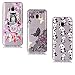 Produktbild Samsung Galaxy S8 Plus Hülle Silikon, LuckyW 3X TPU Eule Schwarze Schmetterling Panda Hülle für Samsung Galaxy S8 Plus Soft Silikon Glitter Tasche Transparent Clear Klar Durchsichtig Ultra Slim Thin Dünne Schutzhülle Weiche Flexibel Kratzfeste Scratch-Resistant Stoßfest Shockproof Etui Bumper Case