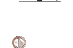 ‎LIGHTSWING Lightswing Single Aufhängesystem für eine Hängelampe - Edelstahl 90cm - Müheloses Schieben, Drehen und vorübergehendes Abnehmen der Pendelleuchte - Einfache Installation - Hängelampe Esstisch