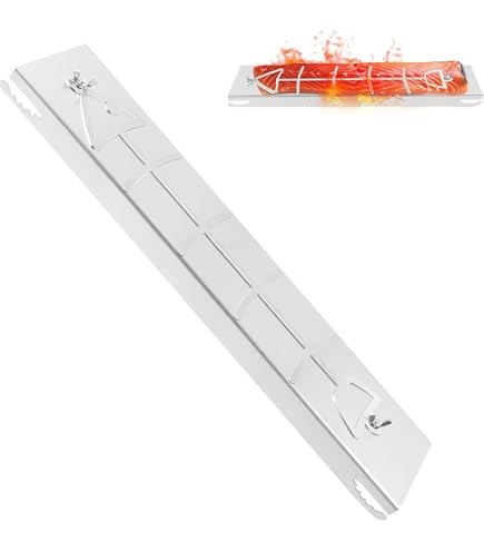 Planche à Saumon BBQ-Toro Acier Inox - 2 Pièces Pour Barbecue Et Fumage | Inclinaison Réglable