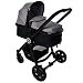 RedKite Push Me Fusion Pushchair Travel System With Convertible Seat/Carrycot & Car Seat - Platinum