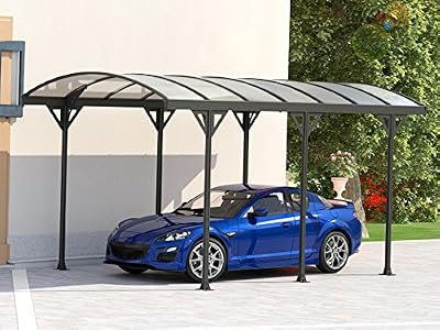 HABITAT ET JARDIN Carport voiture Protector - 15m² - 5.05 X 3 X 2,3