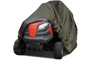 LDIW Coperture per Trattorino, 210D Impermeabile Oxford Antipolvere Resistente ai Raggi UV Coperture per Tagliaerba Telo Protettivo, 183x112x109cm