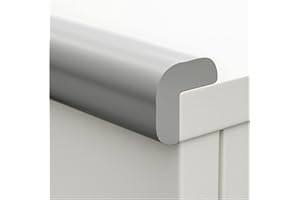 LGChobby Protecteur d'angle De Mur De Protection, Mousse De Protection De Bord De Table DÉpaisse en Forme De L, Bandes De Bord De Meubles Autocollantes De Bureau À Domicile (Color : Gray, Size : 10m)
