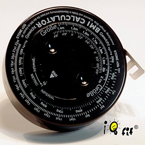 Preisvergleich Produktbild BMI Maßband Schwarz