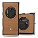 Price comparison product image Cadorabo Case works with Nokia Lumia 1020 in WOODY BROWN - Shockproof and Scratch Resistent Plastic Hard Cover - Ultra Slim Protective Shell Bumper Back Skin