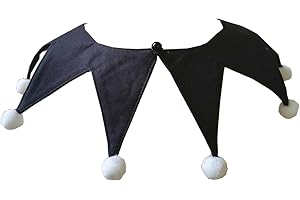 CAMDOM Christmas Clown Collar Jester Costume Accessories