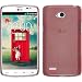 Produktbild PhoneNatic Case für LG L80 Dual Hülle Silikon rosa brushed + 2 Schutzfolien
