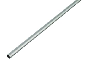 Alberts 471767 Tubo cilíndrico Aluminio, anodizado plateado 1000 x 30 x 2 mm