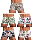 Patrones variado Arjen Kroos Bóxer para Hombre Sexy Calzoncillos Cortos y Ajustados Ropa Interior (Pack de 5), S(68cm-76cm)