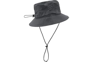 YAMEIZE Fashion Bucket Hat Packable - Fishing Hat Adjustable Summer Bucket Hats with String for Women Men UV Protection…