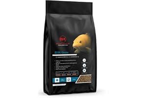 BHK – koifutter Grow 5 kg, 4,5 mm pellets – högprotein koifoder för snabb tillväxt av unga koi – flytande dammfoder, sommarfo