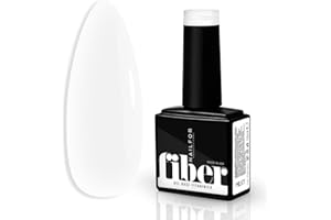 NAILFOR Base Fiber 12ml – Base Semipermanente Gel Rinforzante per Unghie, Smalto Gel UV LED Professionale per Ricostruzione, Alta Adesione e Resistenza (Milky)