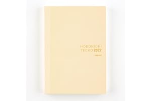Hobonichi Techo 2027 Cousin Book – A5, English, Daily, Weekly, Jan Start, Mon Start, Planner