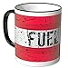 Produktbild Motoking Tasse, Schriftzug: FUEL - SCHWARZ