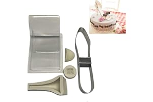 KEHUASHINA UniqStore, kit con stampo per fondente a forma di scarpa con tacco alto per torta nuziale, decorazione in silicone, dimensioni grandi