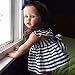 Koly 1Set Baby Girls Clothes Summer Infant Outfit Stripe Backless Dress+ shorts (24M)