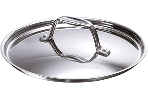 Bekaline 12069164 Chef Couvercle en acier inoxydable 16 cm, Argenté.