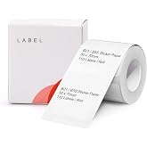 NIIMBOT B21/B3S etiket bandı, 50 x 70 mm, su ge&ccedil;irmez, etiketleme i&ccedil;in yedek, kendinden yapışkanlı, 1 rulo 110 adet (beyaz)