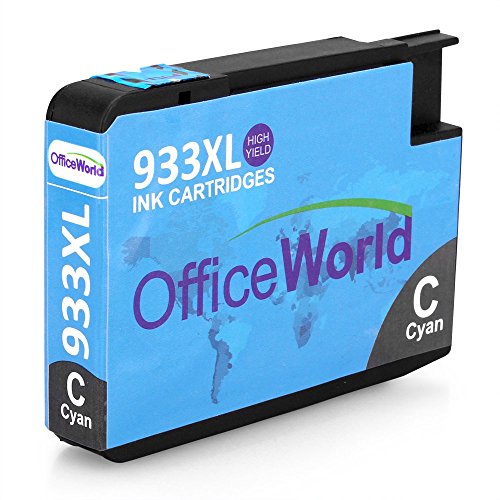 OfficeWorld Kompatible Patronen Ersatz für 932XL 933XL Tintenpatronen mit Neuer Chips Hohe Kapazität für Officejet 6100 6600 6700 7110 7610 7612 [Bitte beachten Sie 7510 7512 kann nicht verwendet werden] (1 Schwarz, 1 Cyan, 1 Magenta, 1 Gelb) - 4