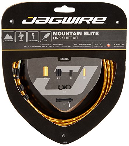 Preisvergleich Produktbild SCHALTZUGSET JAGWIRE MOUNTAIN ELITE SHIFT KIT GOLD