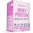 Trunativ Pro Blend Whey Protein | Rose Milk | 26g Protein & 6g BCAA per Serving | Grass-Fed Isolate & Concentrate| No Added Sugar | Supports Muscle Recovery & Strength | 216g, Vegetarian