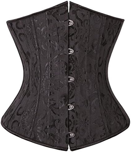 EverbellusWomen Waist Trainer Cincher Corset with 24 Spiral Steel Bone