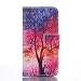 Produktbild Nancen Samsung Galaxy S6 / SM-G9200 (5,1 Zoll) Hülle, Painted Bunt PU Leder Handytasche Bookstyle Flip Case - Praktisches Design mit Magnetverschluss Standfunktion Brieftasche und Karten Slot Hochwertige Wallet Etui /Lederhülle / Handy Schutzhülle Cover