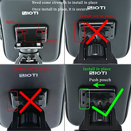 Bike Mount Holder -[Upgraded Version] SIOTI Universal Smartphone Bicycle Bike Waterproof Pouch Holster Case for iPhone 7 ,6s , 6, 5, 5s etc up to 5.2 Inches Devices