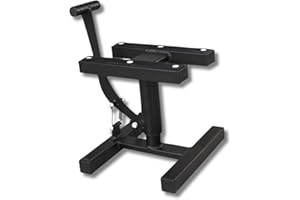 Cruizer - Béquille centrale lève-moto, noir, pour l’entretien de moto cross, enduro, charge maximale 200 kg