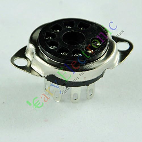 Cary 4pcs 9 PIN Vaccum Tube Socket Saver Mount Fr 12ax7 12au7 Ecc82 Ecc83 Radio Parts