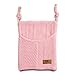 Baby's Only 174521 Dekoration Beutel gestrickt Robust Rippe Korn, 30 x 25 cm, Baby Rosa