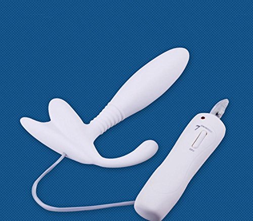 Preisvergleich Produktbild Vergnügensanker 7 Frequenzvibrationsfront Der Rehabilitationsmassage-Masturbationsv... , Weiß