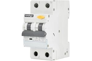 BLENDEND Interruttore differenziale e protezione da sovraccarico 2P 16A 30mA Tipo AC, ideale per proteggere circuiti elettrici nelle abitazioni.