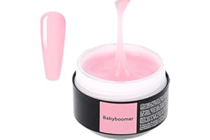 SINCERO SALON Gel Costruttore per Unghie Easy Fluid - Babyboomer - Gel Ricostruzione Unghie - Ideale per la French Manicure - Modellazione di Unghie - Builder Gel UV - Semipermanente Rinforzato - 15ml