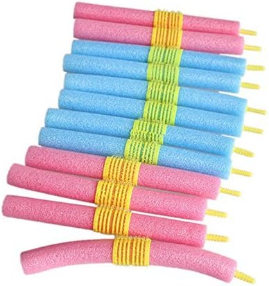 Velishy(TM) Soft Cozy Twist Foam Bendy Hair Rollers Strip