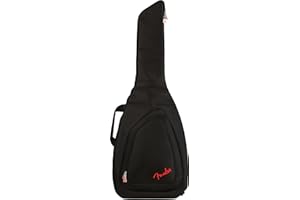 Fender FE610 Hülle für E-Gitarre, Schwarz, mit bequemem zweiteiligen Griff