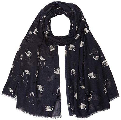 Preisvergleich Produktbild Trucco Damen Halstuch Estampado Avestruces Blau (Dunkelblau) Einheitsgröße