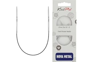 KnitPro - Agujas Circulares Nova Metal (25cm, 2.25) - 1 Unidad