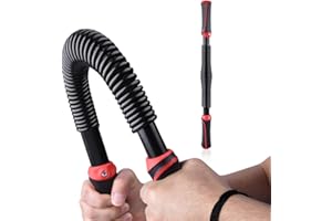 Msnaile Power Twister Barre de Force de Ressort Robuste pour Muscle, Muscle, Bras de Musculation, Bras de Corps de Musculation, équipement d'entraînement