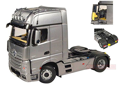 NZG NZG952-55 MERCEDES ACTROS GIGA SPACE 4x2 SILVER 1:18 MODELLINO DIE CAST