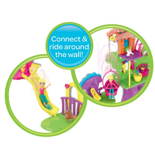 Polly Pocket X8539 Tree House Wall Party Playset with Polly Doll