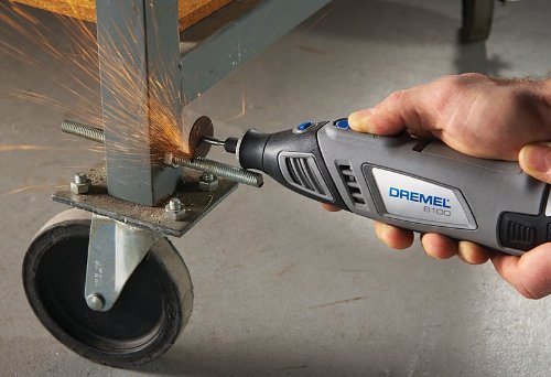 Dremel 8100-1/15 Akku-Multifunktionswerkzeug Li-Ion (7,2 Volt, 15 Zubehöre, 1 Vorsatzgerät, Ladegerät, Softbag) - 4