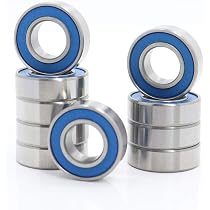QUARKZMAN Lot De 10 Roulements MR106-2RS 6x10x3mm Acier Chromé Double Scellé – Machines & DIY