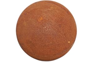 ‎ECOSOUL ecosoul Gartendeko Rostkugel aus Metall, 10 cm oder 15 cm Durchmesser, Antik-Design, Gartenkugel für Ganzjährige Dekoration (10cm)