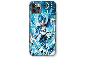 Cokitec Carcasa para iPhone 13 Pro Manga Dragon Ball Vegeta Azul
