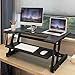 Produktbild XIAOLIN Mobile Desk Einfache und moderne Stehpult Lazy Desk Release Die Spine-Ständer Eine bequeme Computer-Schreibtisch Kleine Werkbank Einfache Computer-Schreibtisch Desktop-Computer-Schreibtisch Stehen Sie einen bequemen Computer-Schreibtisch ( Farbe : Schwarz )