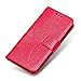 Price comparison product image The Grafu Sony Xperia XZ1 Compact Case, Flip Leather Wallet Cover, Premium Shockproof Magnetic Case with Kickstand and Free Tempered Glass Screen Protector for Sony Xperia XZ1 Compact, Rose Red